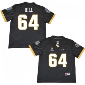 Sale - Black Shaheem Hill #64 UCF Knights Men Official NCAA Football Jersey