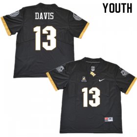 Sale - Black Gabriel Davis #13 UCF Knights Youth Classic University Football Jersey