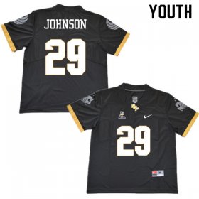 Sale - Black Keenan Johnson #29 UCF Knights Youth Classic University Football Jersey