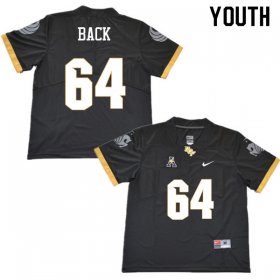 Sale - Black Kyle Back #64 UCF Knights Youth Official NCAA Football Jersey