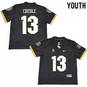 Sale - Black Stretch Credle #13 UCF Knights Youth Classic University Football Jersey